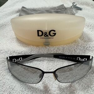 Dolce & Gabbana Gray and Black Sunglasses